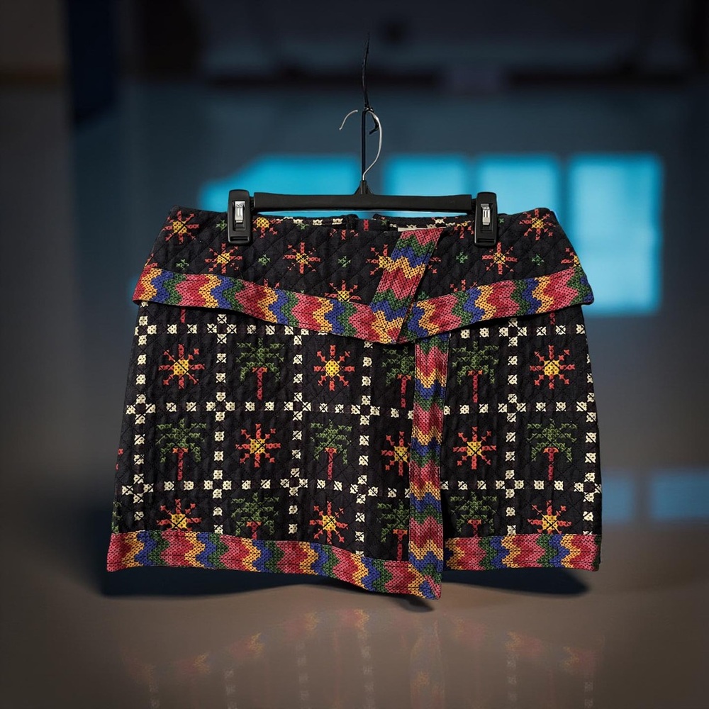 FARM Rio Multicolor Quilted Patterned Skirt - Picture 2 of 5